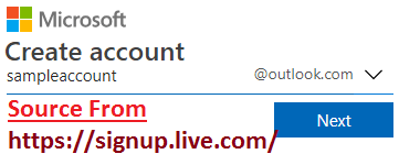 Hotmail Account Signup