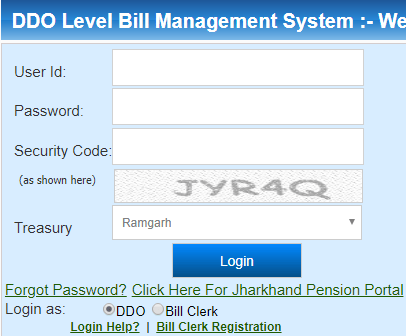 Jharkhand DDO Level Bill Entry at jkuber.gov.in