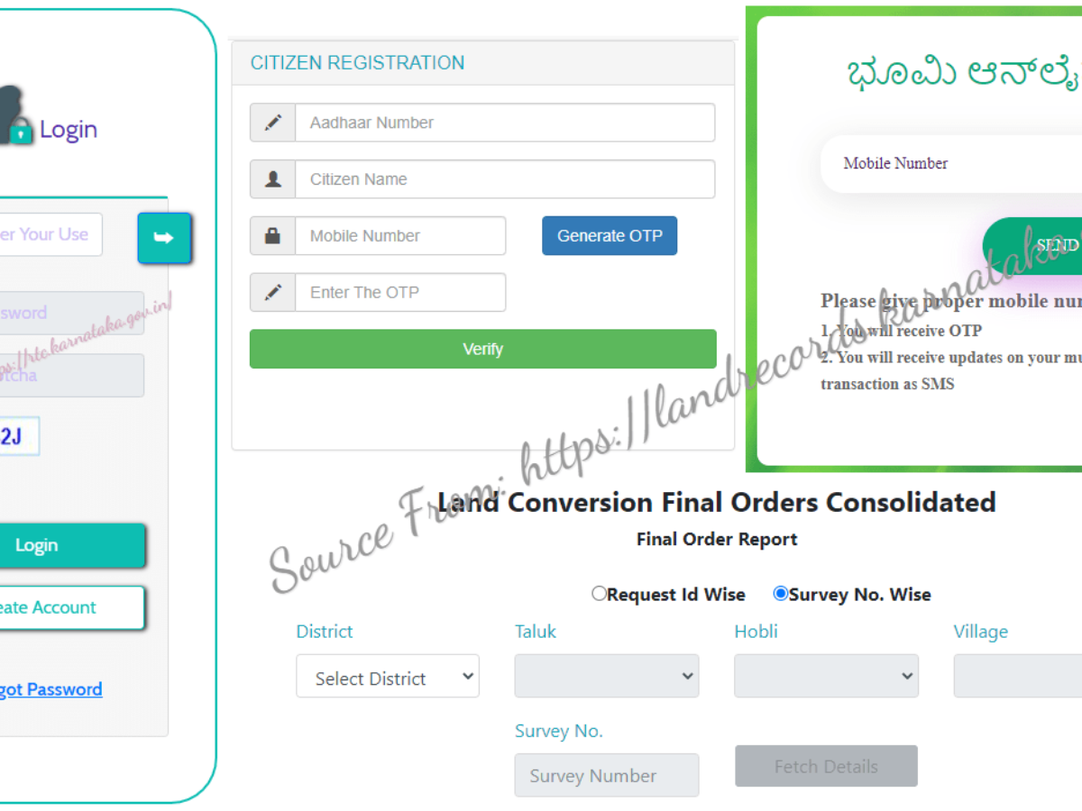 How to apply for land conversion (CLU) in Karnataka?
