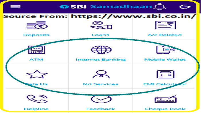 SBI Samadhaan app