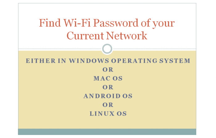 see password for wifi network on mac os x