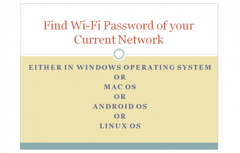 how can i see wifi password mac
