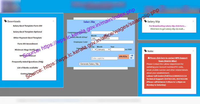 kerala state employees for salary slip