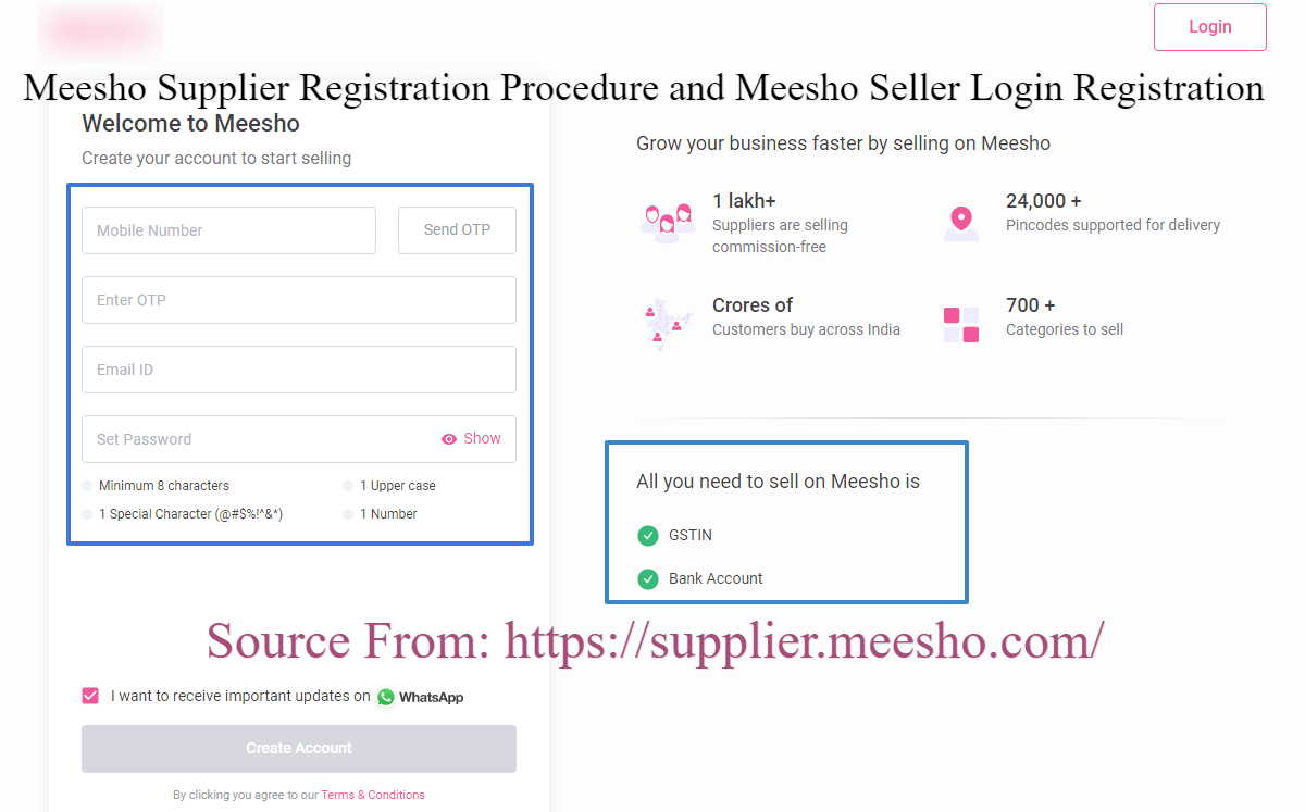 How To Started Meesho Supplier Panel Login